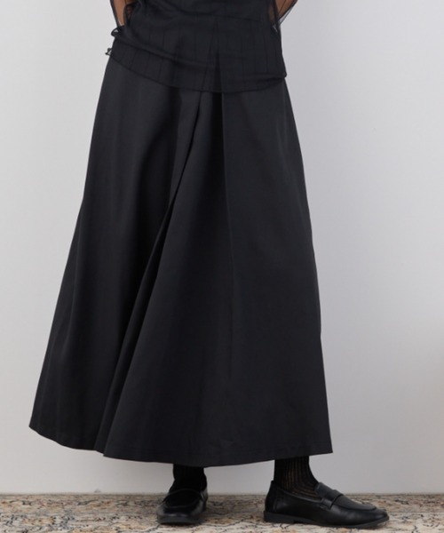 セール】マルチタックロングスカート（スカート）｜Libra Cue（リブラ