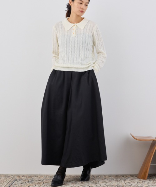 セール】マルチタックロングスカート（スカート）｜Libra Cue（リブラ