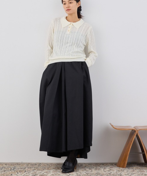セール】マルチタックロングスカート（スカート）｜Libra Cue（リブラ
