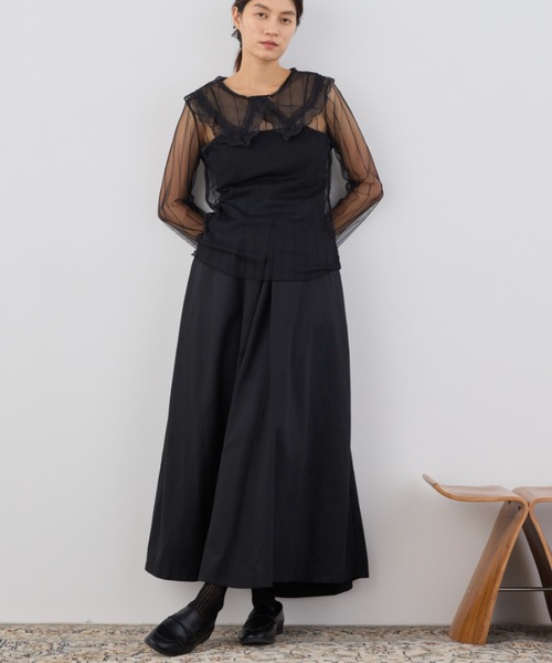 セール】マルチタックロングスカート（スカート）｜Libra Cue（リブラ