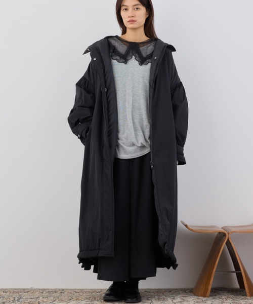 Libra Cue（リブラ キュー）の「マルチタックロングスカート（スカート・レディース・ブラック/ベージュ・FREE）」の18枚目の写真