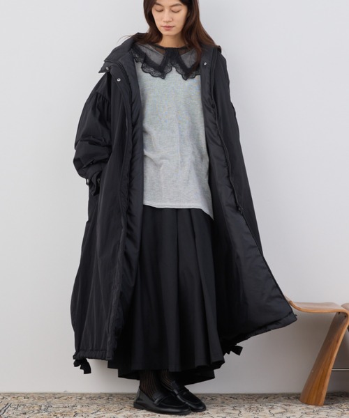 Libra Cue（リブラ キュー）の「マルチタックロングスカート（スカート・レディース・ブラック/ベージュ・FREE）」の19枚目の写真