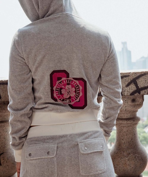 ROXY/ロキシー ROXY x MANA ジップアップパーカー ベロア