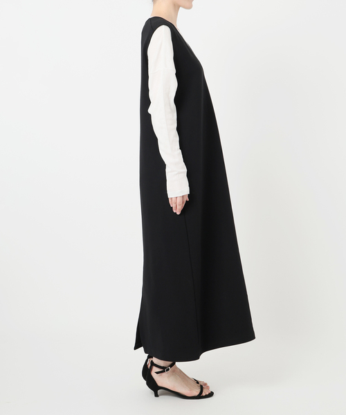 JOURNAL STANDARD relume(ジャーナルスタンダード レリューム)の「CTダンボールIラインワンピース(ワンピース・レディース・ブラック・FREE)」の12枚目の写真