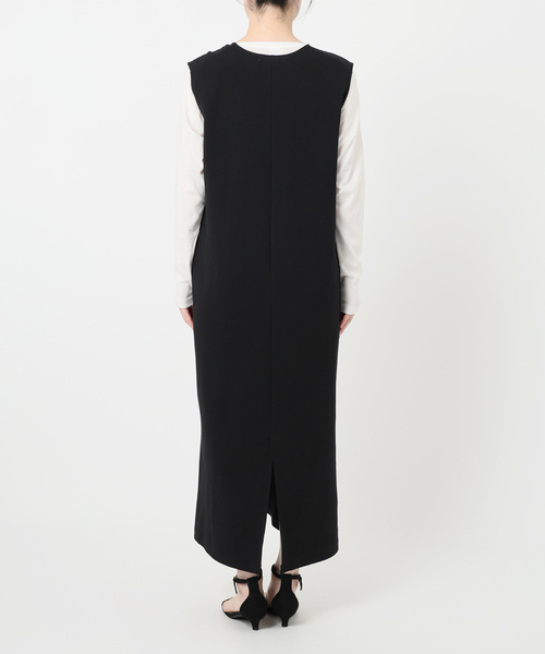 JOURNAL STANDARD relume(ジャーナルスタンダード レリューム)の「CTダンボールIラインワンピース(ワンピース・レディース・ブラック・FREE)」の13枚目の写真