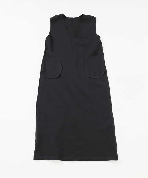 JOURNAL STANDARD relume(ジャーナルスタンダード レリューム)の「CTダンボールIラインワンピース(ワンピース・レディース・ブラック・FREE)」の4枚目の写真