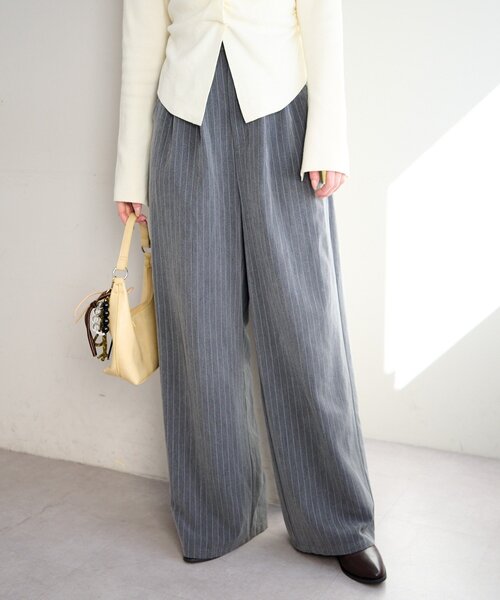 極上　イザイア　スラックス　定価113500円 Lana Spider セットアップ対応】Easy Active Wear ストレッチ テーパードスラックス