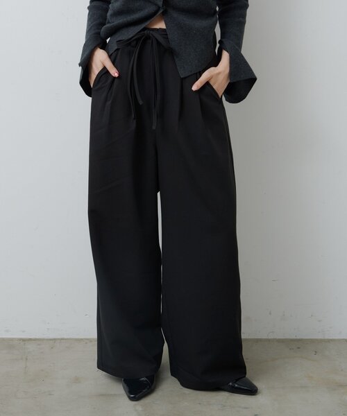 Kastane(カスタネ)の「【WEB限定/全人類パンツ/2サイズ展開/裏地無し】ピンストライプスラックス(スラックス・レディース・ネイビー/グレー/グレー系その他/ブラウン/ブルー系その他/ブラック系その他/ブラック/アイボリー/ブルー系その他2・1/0)」の18枚目の写真