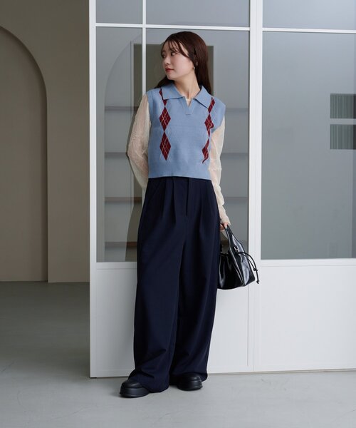 新色追加/2サイズ展開/低身長サイズ/無地&ストライプ】ピンストライプ