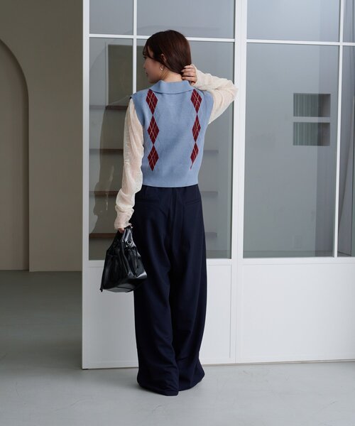 全人類パンツ/2サイズ展開/低身長サイズ/無地&ストライプ】ピン