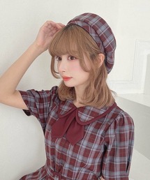 F i.n.t | 別珍リボンベレー帽(ハンチング/ベレー帽)