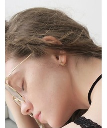 silver925 / simple hoop pierce