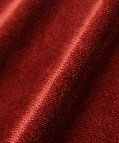 NANO universe(ナノユニバース)の「前後2wayベロアカットトップス(セットアップ可)(Tシャツ/カットソー・レディース・ブラック/レッド系その他/グリーン系その他4・FREE)」の5枚目の写真