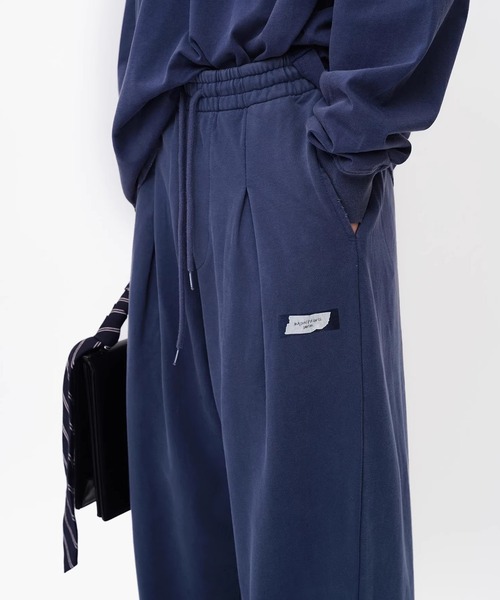 MASONPRINCE(メイソンプリンス)の「ルーズフィット 手書きロゴプリント スウェットパンツ XXK4362【MASONPRINCE】【2025AW】(スウェットパンツ・メンズ・ブルー/ブラック・L/M/S)」の6枚目の写真