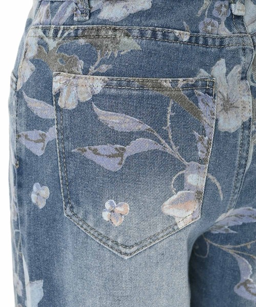 Narcissus(ナルシス)の「【総柄】フラワープリントデニムパンツ《動画あり》(デニムパンツ・レディース・ブルー・FREE)」の11枚目の写真