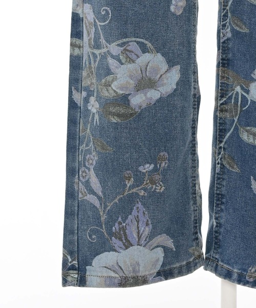 Narcissus(ナルシス)の「【総柄】フラワープリントデニムパンツ《動画あり》(デニムパンツ・レディース・ブルー・FREE)」の12枚目の写真
