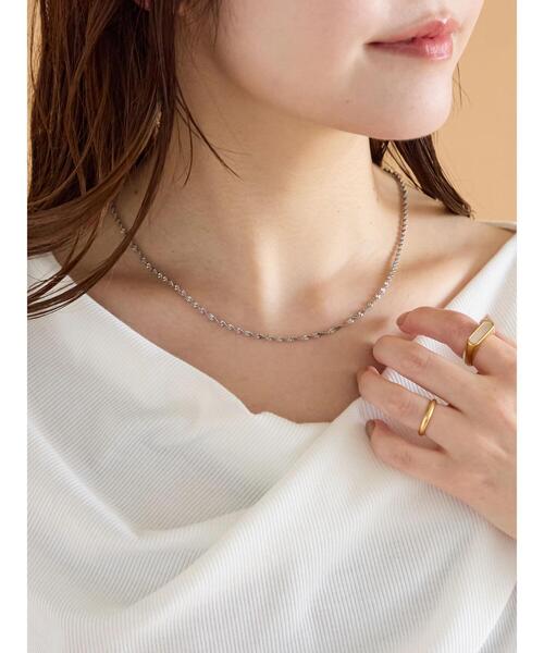 ehka sopo（エヘカソポ）の「ねじれネックレス（ネックレス・レディース・シルバー・F）」の9枚目の写真