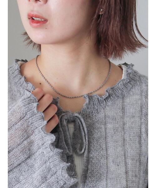 ehka sopo（エヘカソポ）の「ねじれネックレス（ネックレス・レディース・シルバー・F）」の10枚目の写真