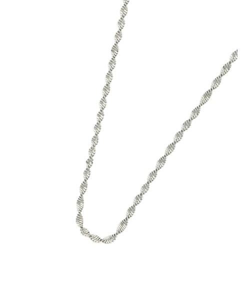 ehka sopo（エヘカソポ）の「ねじれネックレス（ネックレス・レディース・シルバー・F）」の3枚目の写真