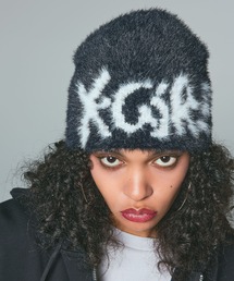 X-girl | SIGNATURE LOGO SHAGGY BEANIE(ニットキャップ/ビーニー)