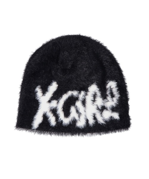 SIGNATURE LOGO SHAGGY BEANIE（ニットキャップ/ビーニー）｜X-girl