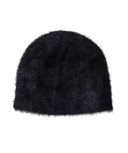 X-girl（エックスガール）の「SIGNATURE LOGO SHAGGY BEANIE（ニットキャップ/ビーニー・レディース・ブラック/ライトブルー/ブラウン・ONE SIZE）」の16枚目の写真