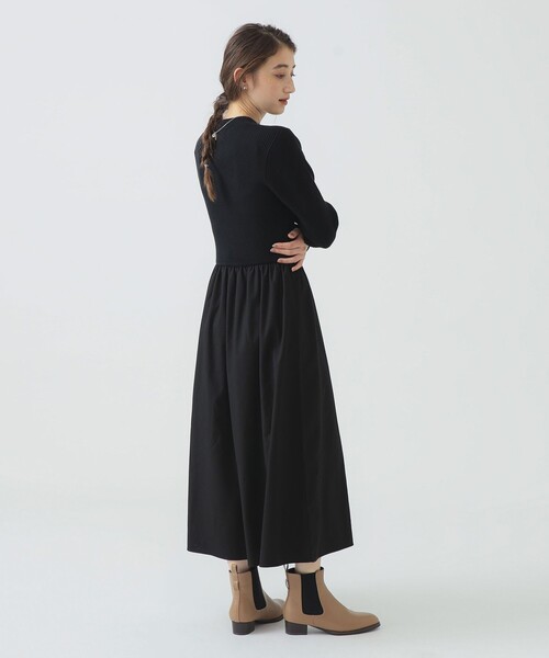 B:MING by BEAMS(ビーミングバイビームス)の「ドッキング ワンピース(ワンピース・レディース・ブラック/グレー・MEDIUM/SMALL)」の19枚目の写真