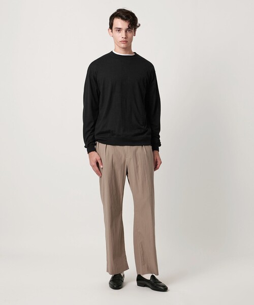 UNITED ARROWS（ユナイテッドアローズ）の「ワンフォーティー ウール スウェット（Tシャツ/カットソー・メンズ・ブラック/ネイビー・M/S/XL/L）」の3枚目の写真