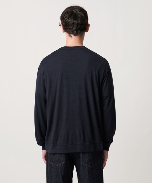 UNITED ARROWS（ユナイテッドアローズ）の「ワンフォーティー ウール スウェット（Tシャツ/カットソー・メンズ・ブラック/ネイビー・M/S/XL/L）」の11枚目の写真