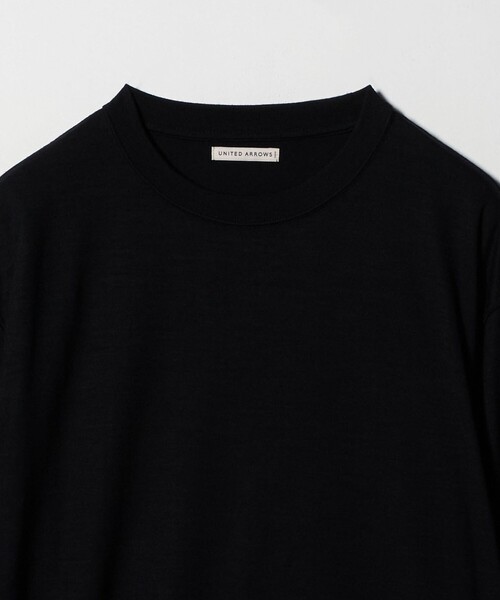 UNITED ARROWS（ユナイテッドアローズ）の「ワンフォーティー ウール スウェット（Tシャツ/カットソー・メンズ・ブラック/ネイビー・M/S/XL/L）」の20枚目の写真