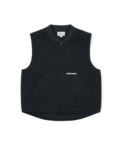 thisisneverthat（ディスイズネバーザット）の「Washed Duck Vest（ベスト・メンズ・ネイビー/アイボリー・L/M/S/XL）」の2枚目の写真