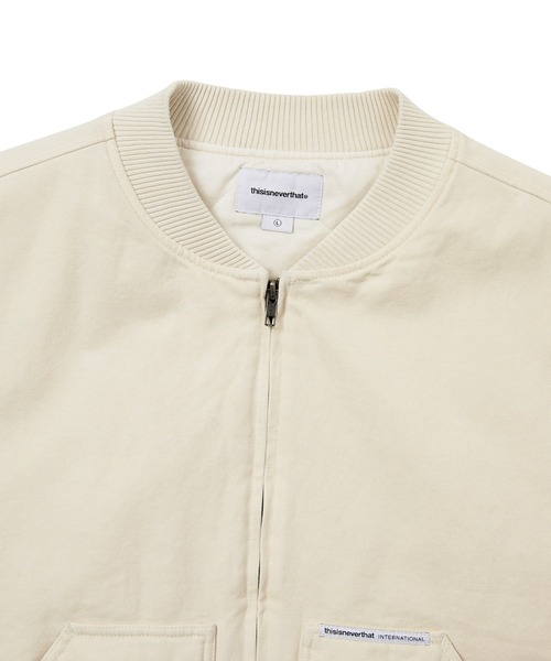 thisisneverthat（ディスイズネバーザット）の「Washed Duck Vest（ベスト・メンズ・ネイビー/アイボリー・L/M/S/XL）」の11枚目の写真