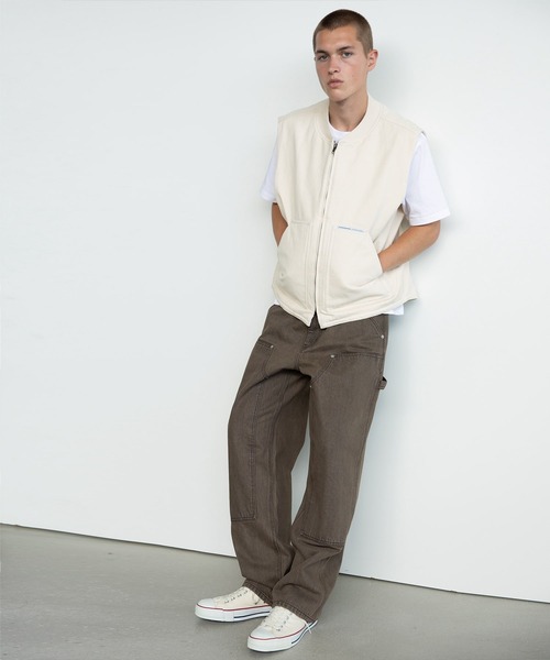 thisisneverthat（ディスイズネバーザット）の「Washed Duck Vest（ベスト・メンズ・ネイビー/アイボリー・L/M/S/XL）」の8枚目の写真