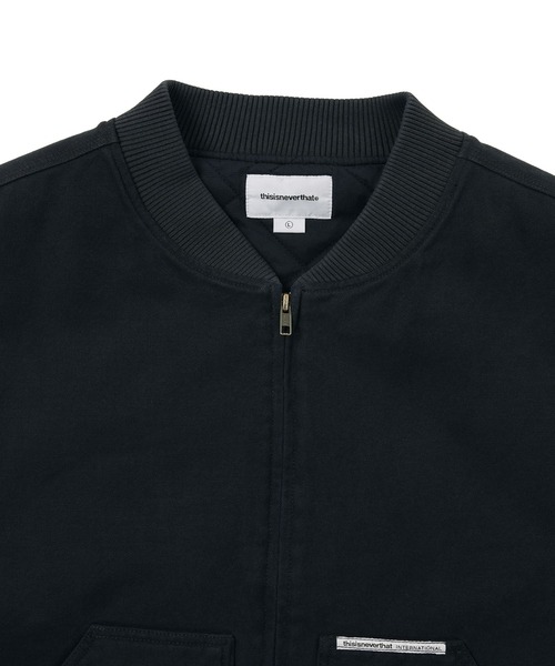 thisisneverthat（ディスイズネバーザット）の「Washed Duck Vest（ベスト・メンズ・ネイビー/アイボリー・L/M/S/XL）」の7枚目の写真