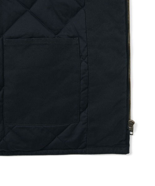 thisisneverthat（ディスイズネバーザット）の「Washed Duck Vest（ベスト・メンズ・ネイビー/アイボリー・L/M/S/XL）」の6枚目の写真