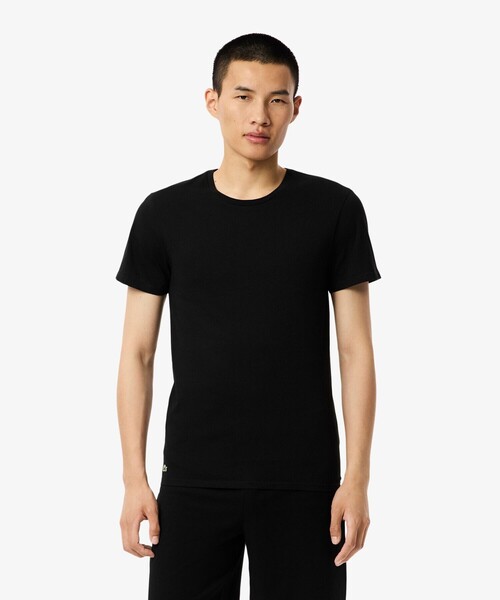 LACOSTE(ラコステ)の「【EC only】エッセンシャル クルーネックTシャツ 3Pセット(Tシャツ/カットソー・メンズ・ホワイト/ブラック・S/M/L/XL)」の11枚目の写真