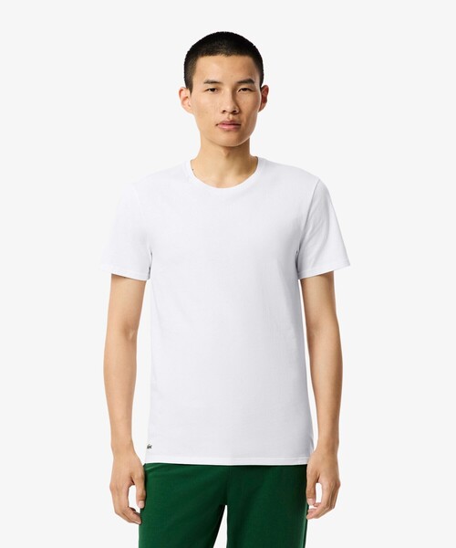 LACOSTE(ラコステ)の「【EC only】エッセンシャル クルーネックTシャツ 3Pセット(Tシャツ/カットソー・メンズ・ホワイト/ブラック・S/M/L/XL)」の13枚目の写真