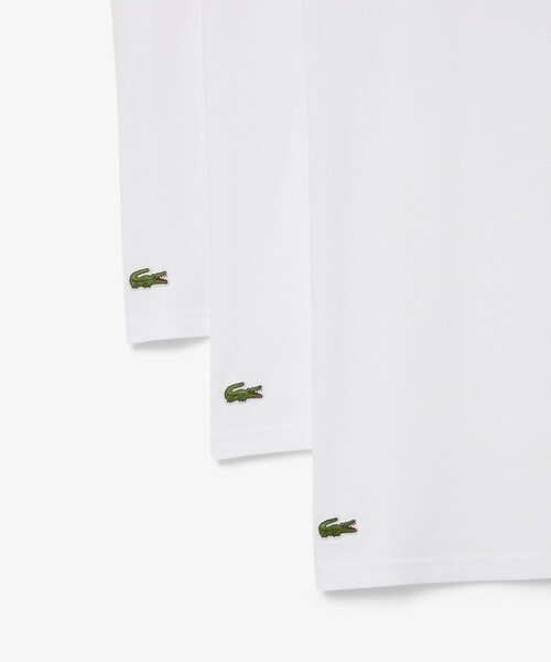 LACOSTE(ラコステ)の「【EC only】エッセンシャル クルーネックTシャツ 3Pセット(Tシャツ/カットソー・メンズ・ホワイト/ブラック・S/M/L/XL)」の19枚目の写真