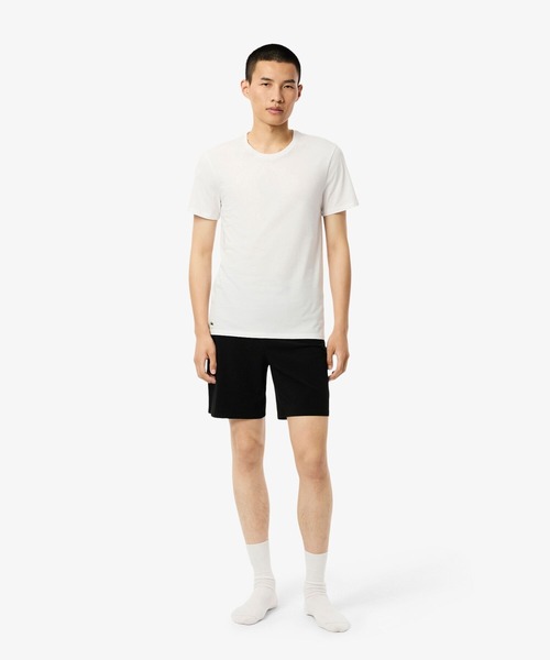 LACOSTE(ラコステ)の「【EC only】エッセンシャル クルーネックTシャツ 3Pセット(Tシャツ/カットソー・メンズ・ホワイト/ブラック・S/M/L/XL)」の9枚目の写真