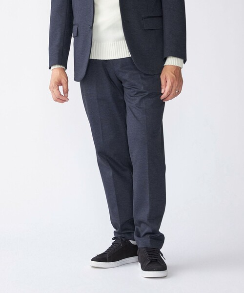 SHIPS(シップス)の「SHIPS:〈洗濯機可能〉アクティブ ジャージー スラックス(セットアップ対応)(その他パンツ・メンズ・チャコールグレー/コバルトブルー/ネイビー・MEDIUM/LARGE/X-LARGE/SMALL)」の2枚目の写真