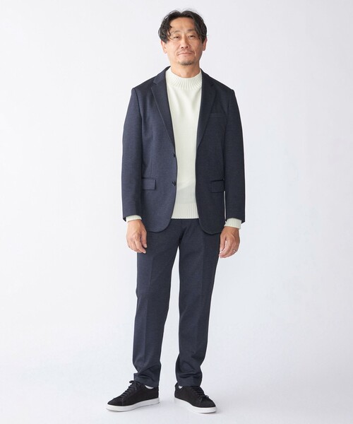 SHIPS(シップス)の「SHIPS:〈洗濯機可能〉アクティブ ジャージー スラックス(セットアップ対応)(その他パンツ・メンズ・チャコールグレー/コバルトブルー/ネイビー・MEDIUM/LARGE/X-LARGE/SMALL)」の6枚目の写真