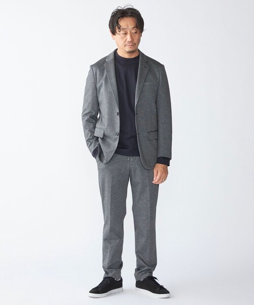 SHIPS(シップス)の「SHIPS:〈洗濯機可能〉アクティブ ジャージー スラックス(セットアップ対応)(その他パンツ・メンズ・チャコールグレー/コバルトブルー/ネイビー・MEDIUM/LARGE/X-LARGE/SMALL)」の10枚目の写真