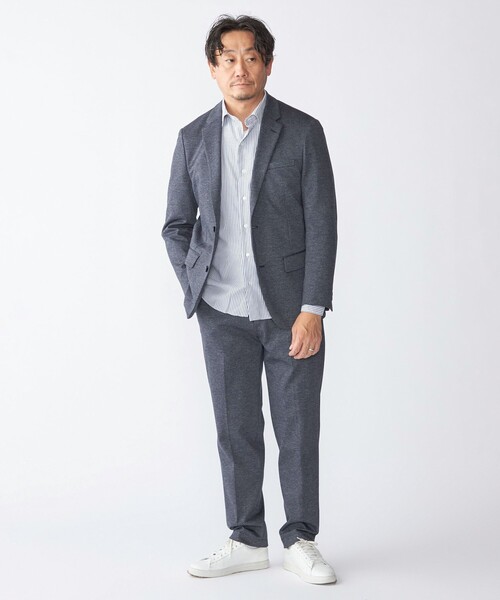 SHIPS(シップス)の「SHIPS:〈洗濯機可能〉アクティブ ジャージー スラックス(セットアップ対応)(その他パンツ・メンズ・チャコールグレー/コバルトブルー/ネイビー・MEDIUM/LARGE/X-LARGE/SMALL)」の11枚目の写真