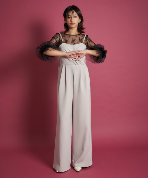 2way pearl strap pants dress（パンツドレス）｜My shawty