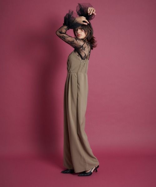 My shawty パンツドレス My shawty パンツドレス moses lace pants dress : ZOZOTOWN Yahoo!店