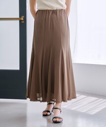 ワッシャーナローイージースカート 【低身長・小柄女性