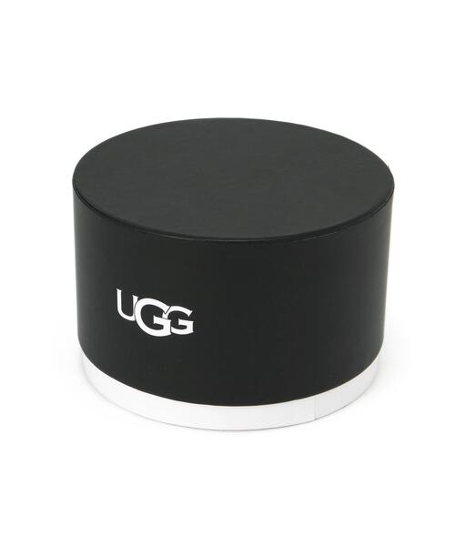 UGG（アグ）の「UGG（アグ）Sheepskin Embroidery Earmuff（イヤーマフ・レディース・ブラック/ベージュ・F）」の7枚目の写真