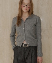GIUNON | soft knit collar cardigan / ソフトニットカラーカーディガン(カーディガン/ボレロ)