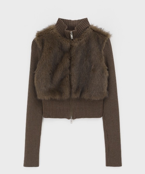 セール】[MADE] ファーニットコンビジップアップ（その他アウター