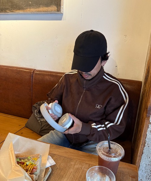 AS KNOW AS plus（アズノゥアズプラス）の「♪スウェード サイドライン Wジップトラックジャケット 【UNISEX ITEM】（ジャージ・レディース・アイボリー/ブラウン/スミクロ/ピンク・FREE）」の18枚目の写真